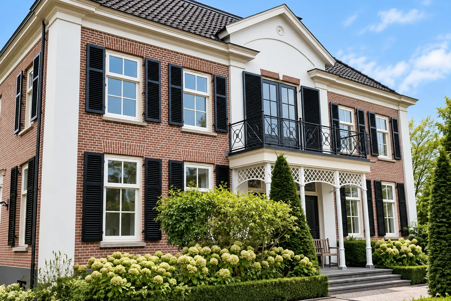 Monumentale woning met verzorgd buitenschilderwerk